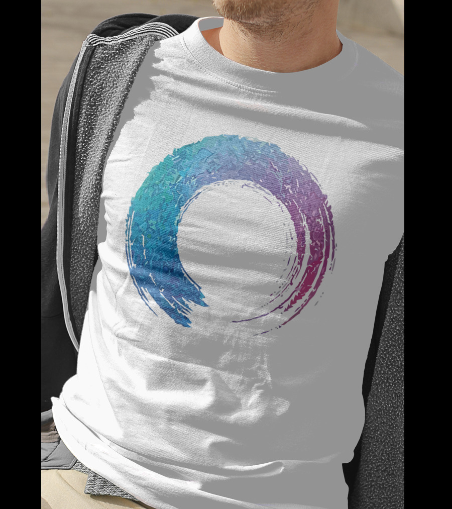 Funilab X Koan Zen Enso Circle Gradient T-Shirt