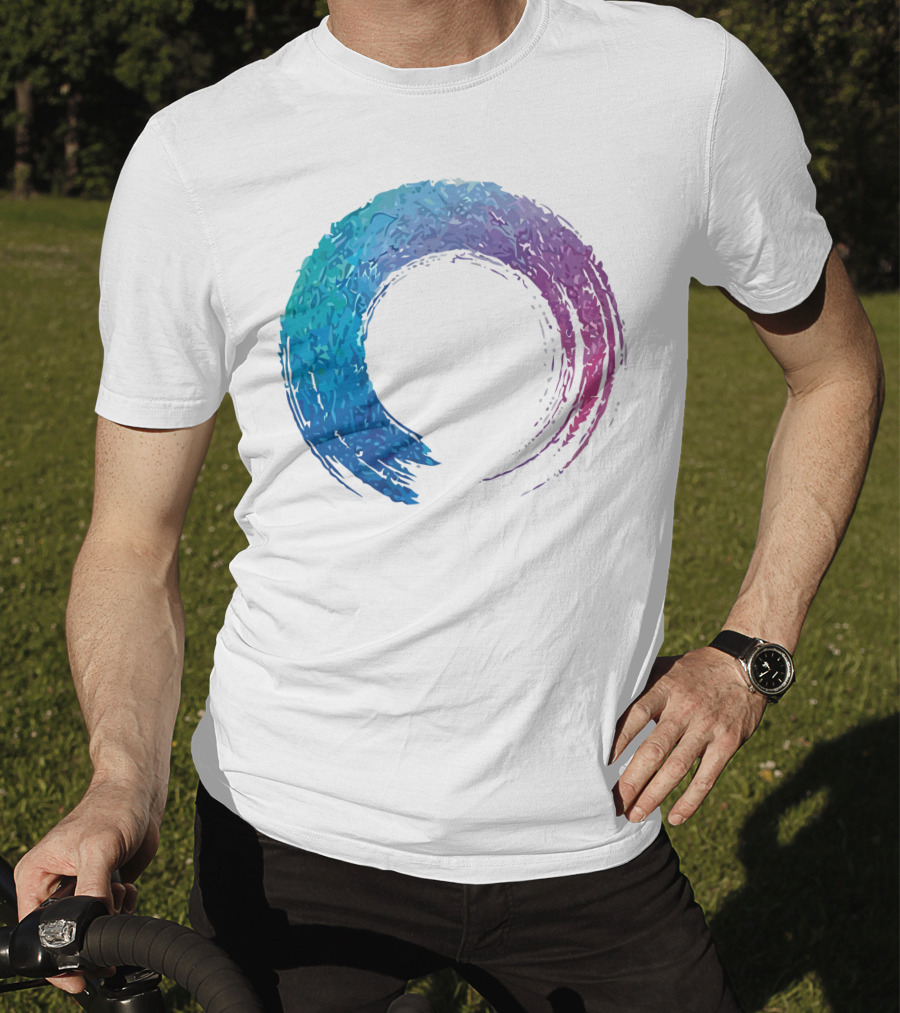 Funilab X Koan Zen Enso Circle Gradient T-Shirt