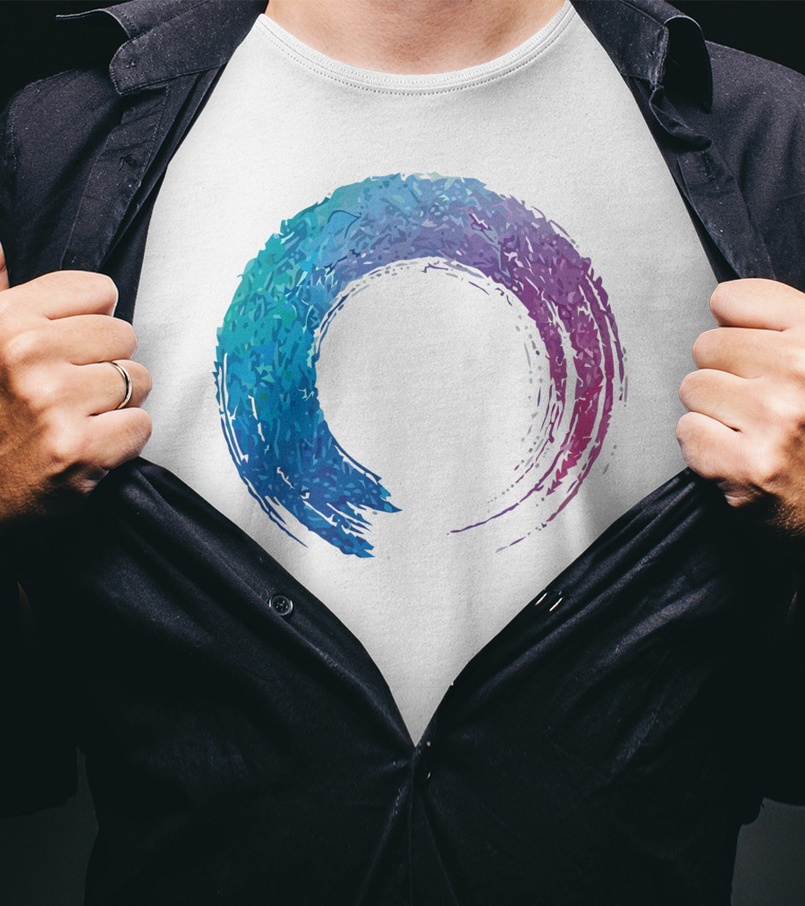 Funilab X Koan Zen Enso Circle Gradient T-Shirt