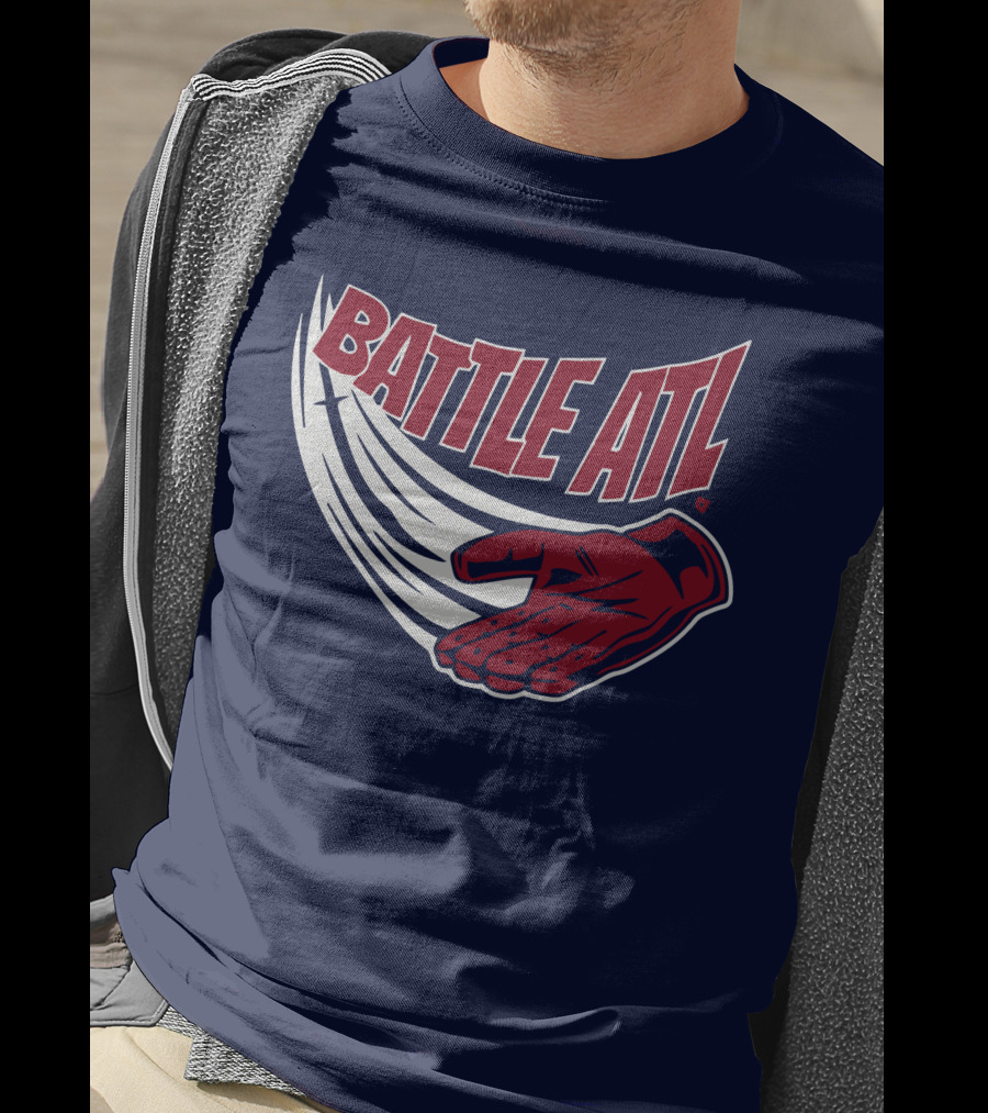 Battle ATL Atlanta Braves Hand Gesture T-Shirt
