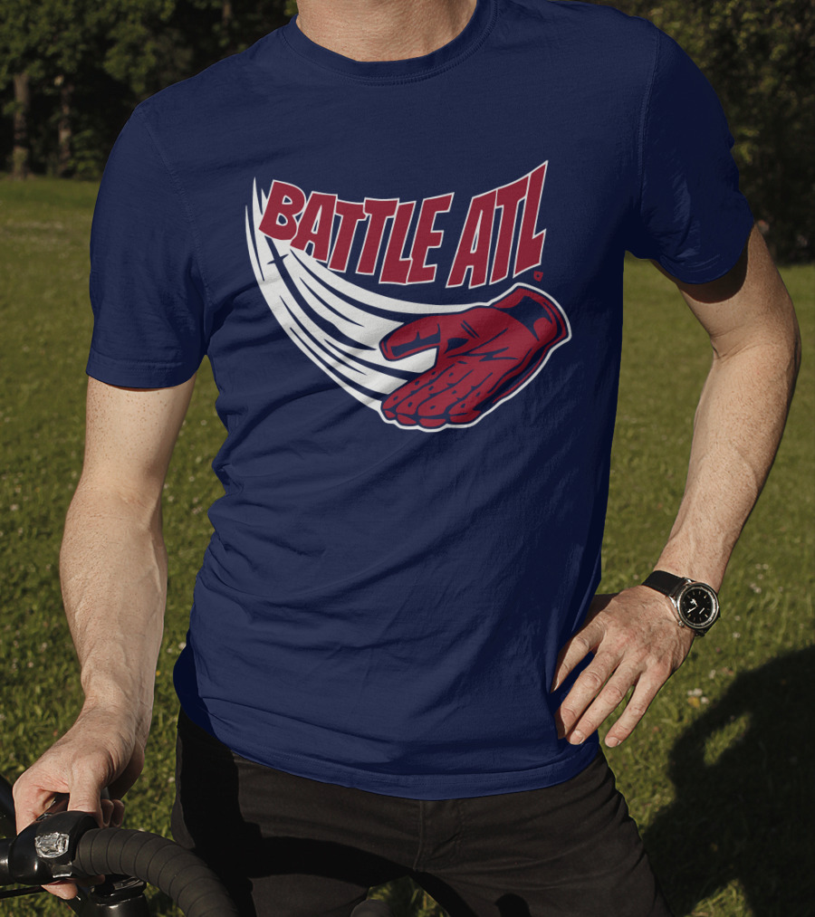 Battle ATL Atlanta Braves Hand Gesture T-Shirt