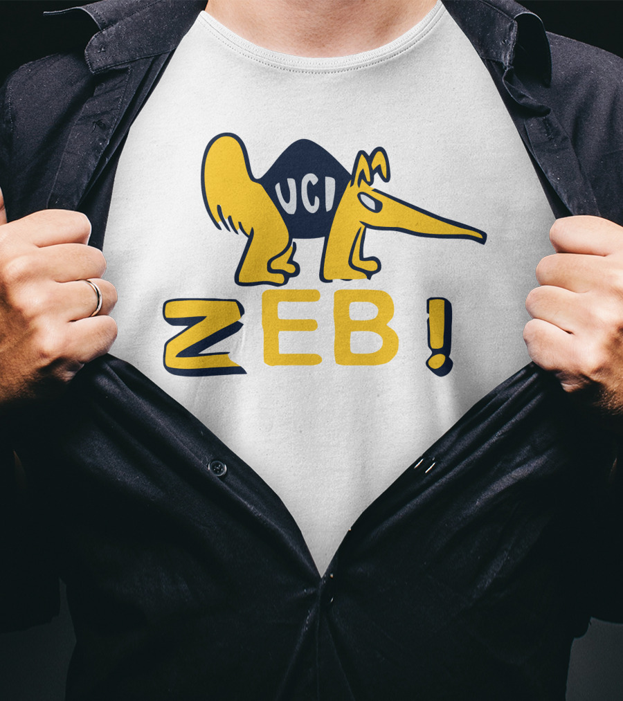 UCI Zeb Baseball Anteater T-Shirt