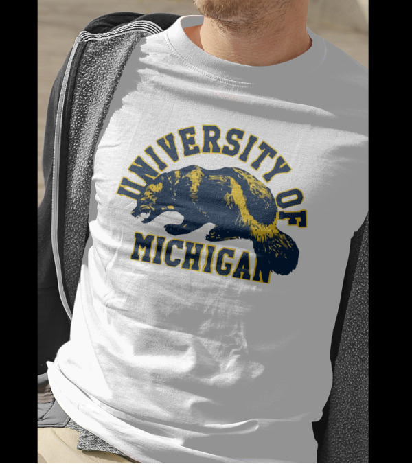 University Of Michigan Wolverines Vintage Wolverine T-Shirt