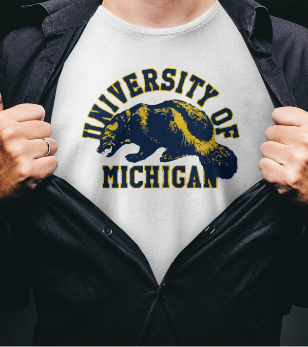 University Of Michigan Wolverines Vintage Wolverine T-Shirt