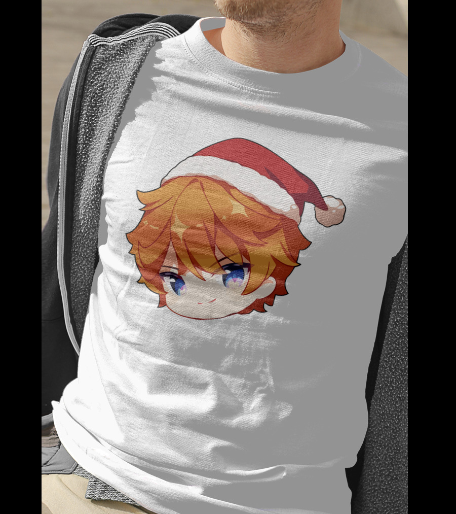 Griffin Burns Chibi Childe Xmas Santa Hat T-Shirt