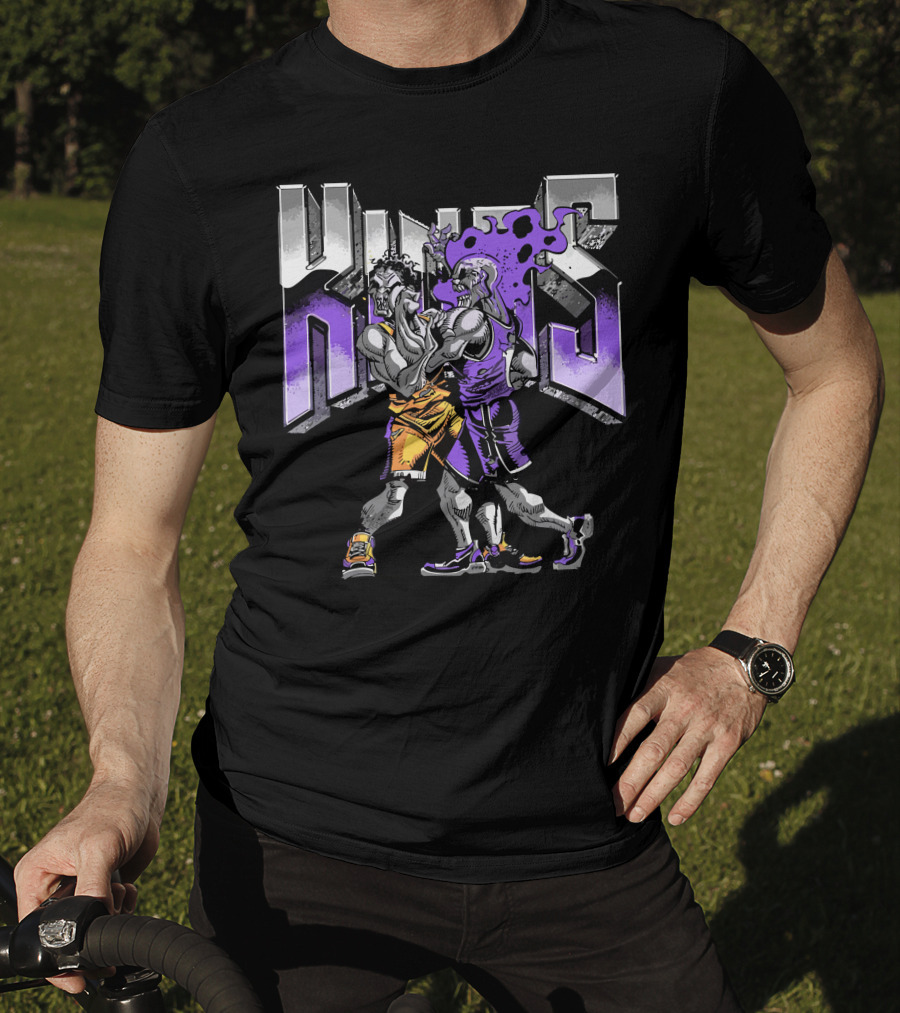 Sacramento Kings Revenge Of The Dead Basketball Duel Zombie Warriors T-Shirt