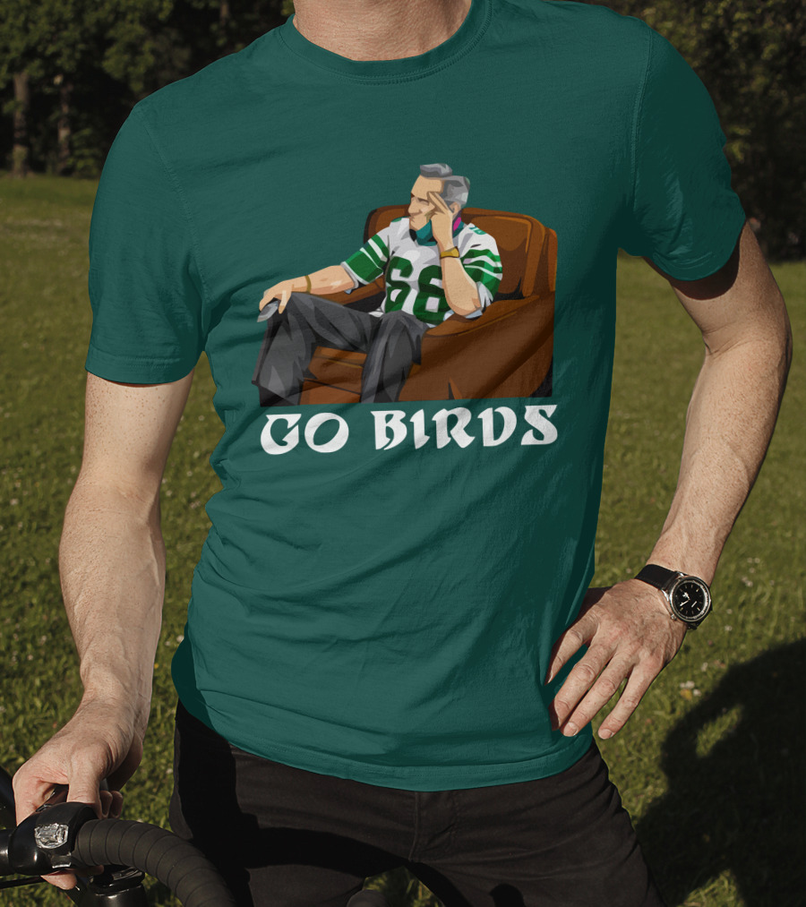 Go Birds Philadelphia Eagles Football 66 Jersey Fan T-Shirt