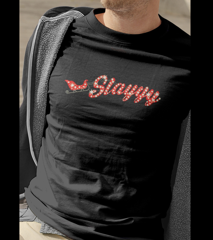 Bebe Rexha Slayyy Sleigh Christmas Lights T-Shirt