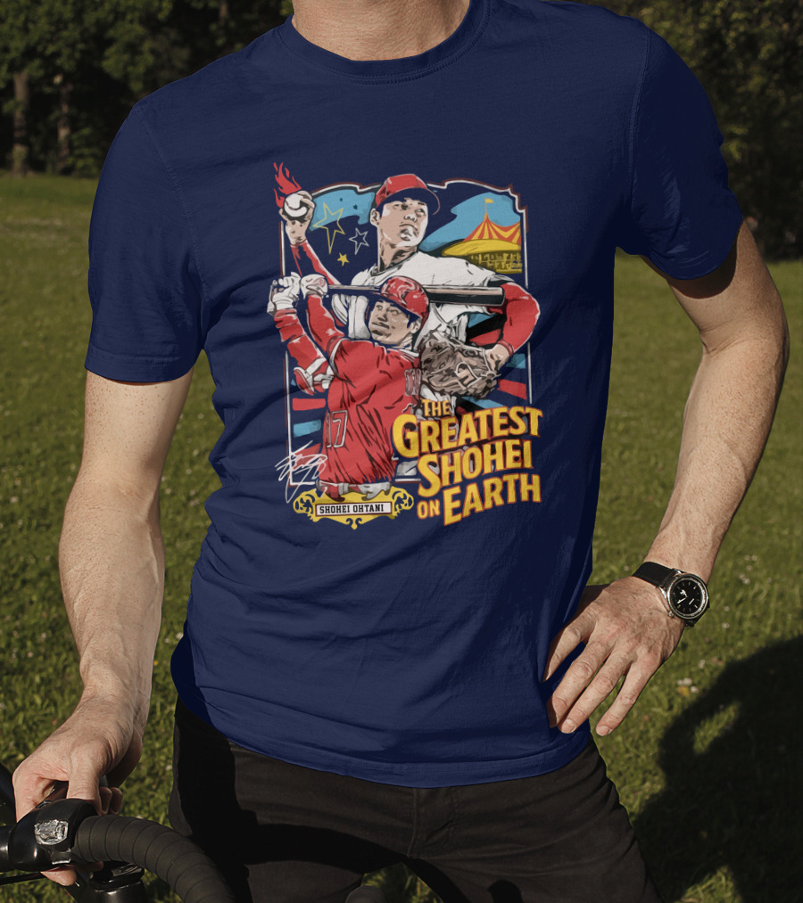 Shohei Ohtani Pitcher And Batter The Greatest Shohei On Earth T-Shirt