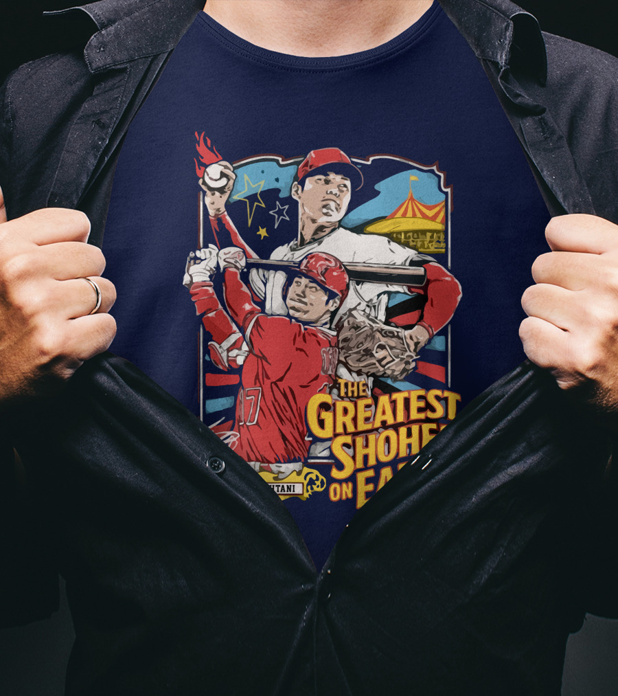 Shohei Ohtani Pitcher And Batter The Greatest Shohei On Earth T-Shirt