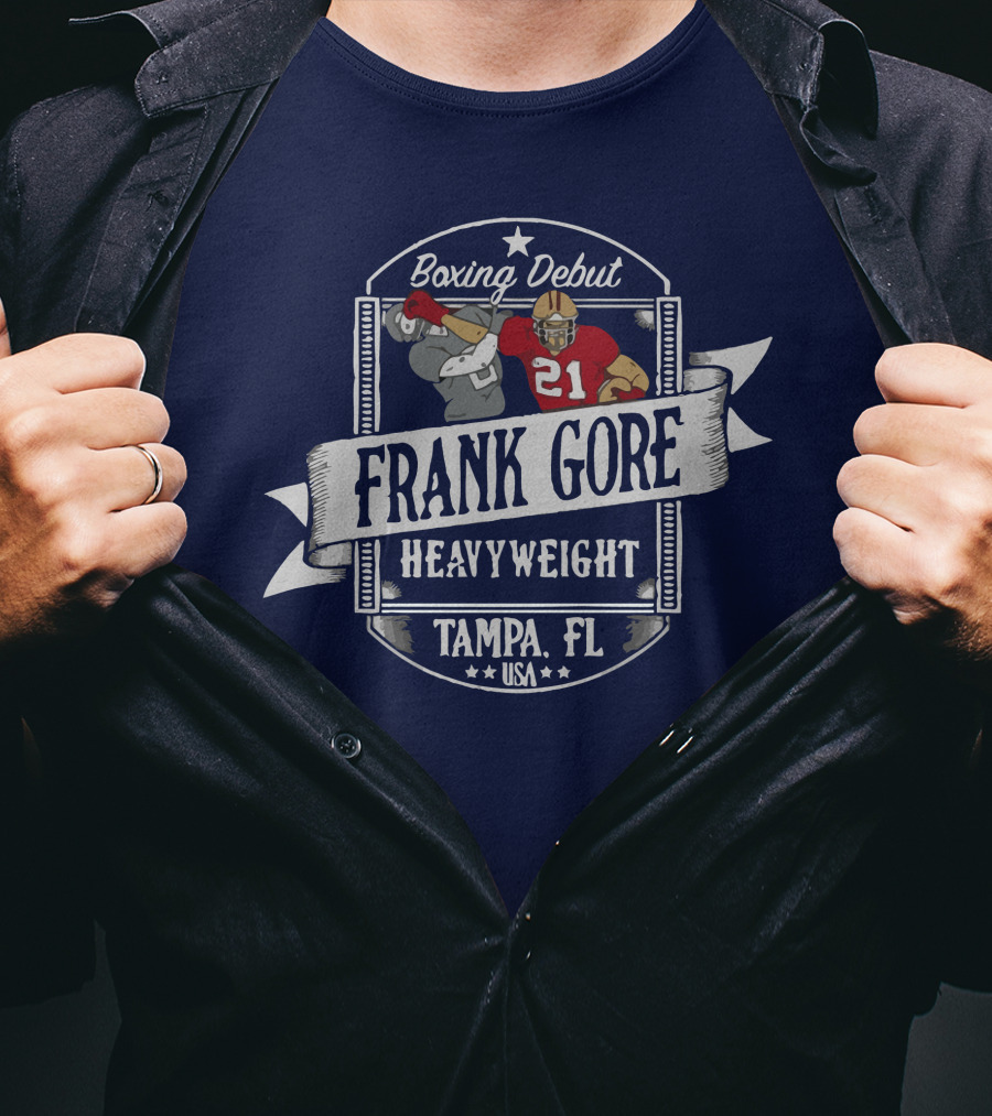 Frank Gore Boxing Debut Heavyweight Tampa FL USA T-Shirt