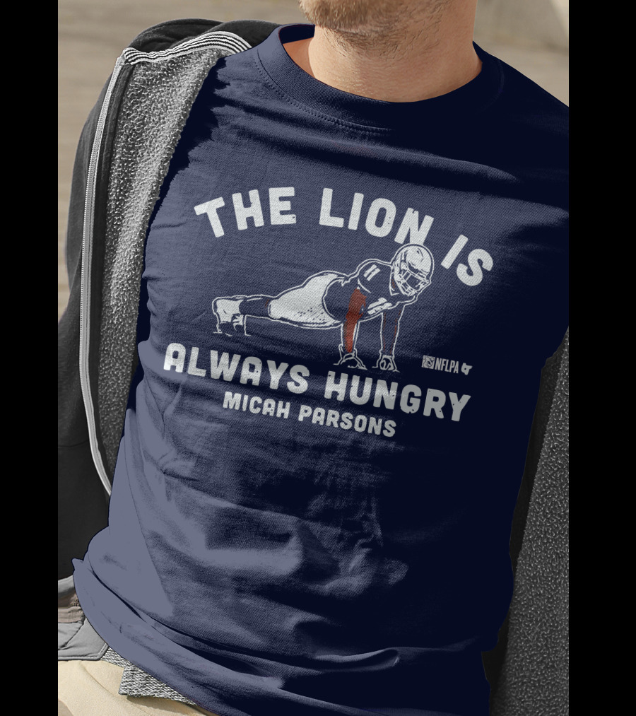 The Lion Is Always Hungry Micah Parsons Nflpa T-Shirt