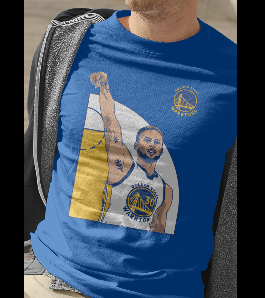 Stephen Curry Golden State Warriors NBA Royal 30 T-Shirt