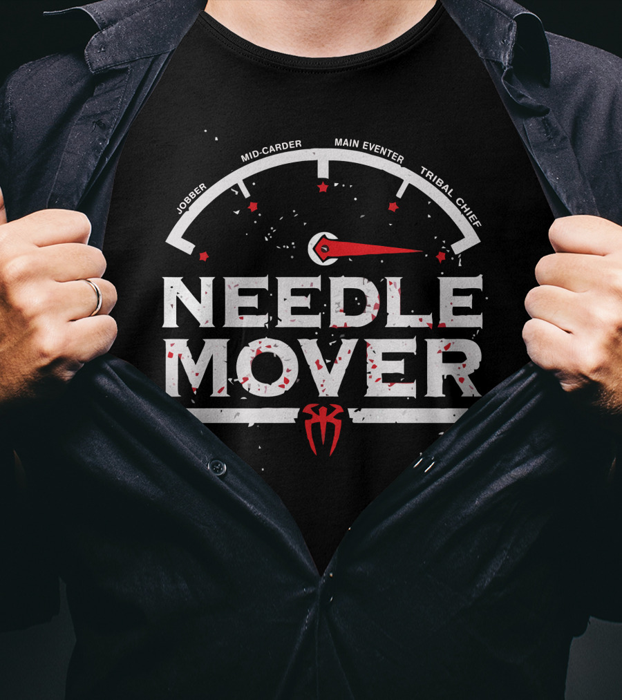 Roman Reigns Needle Mover Tribal Chief Main Eventer Authentic T-Shirt