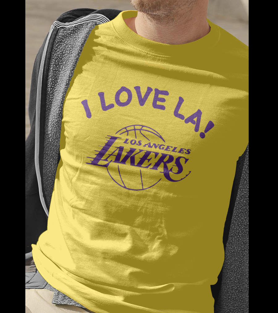 I Love LA Los Angeles Lakers Basketball T-Shirt