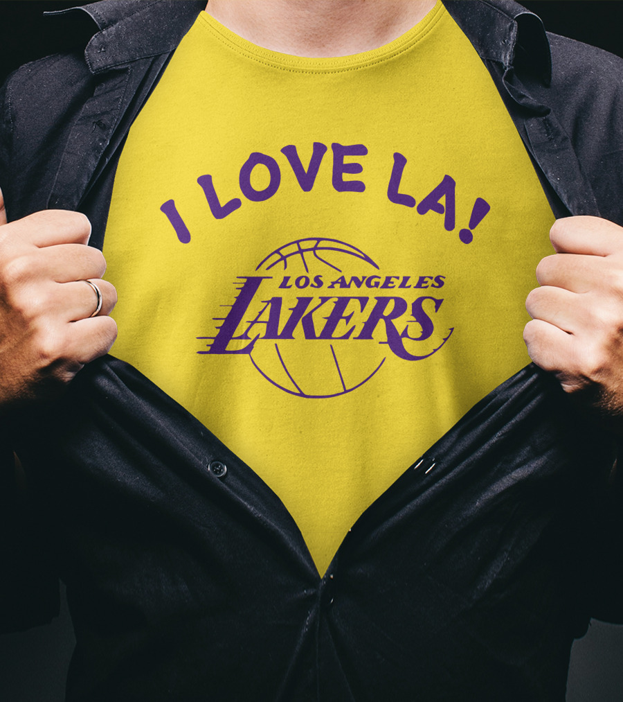 I Love LA Los Angeles Lakers Basketball T-Shirt