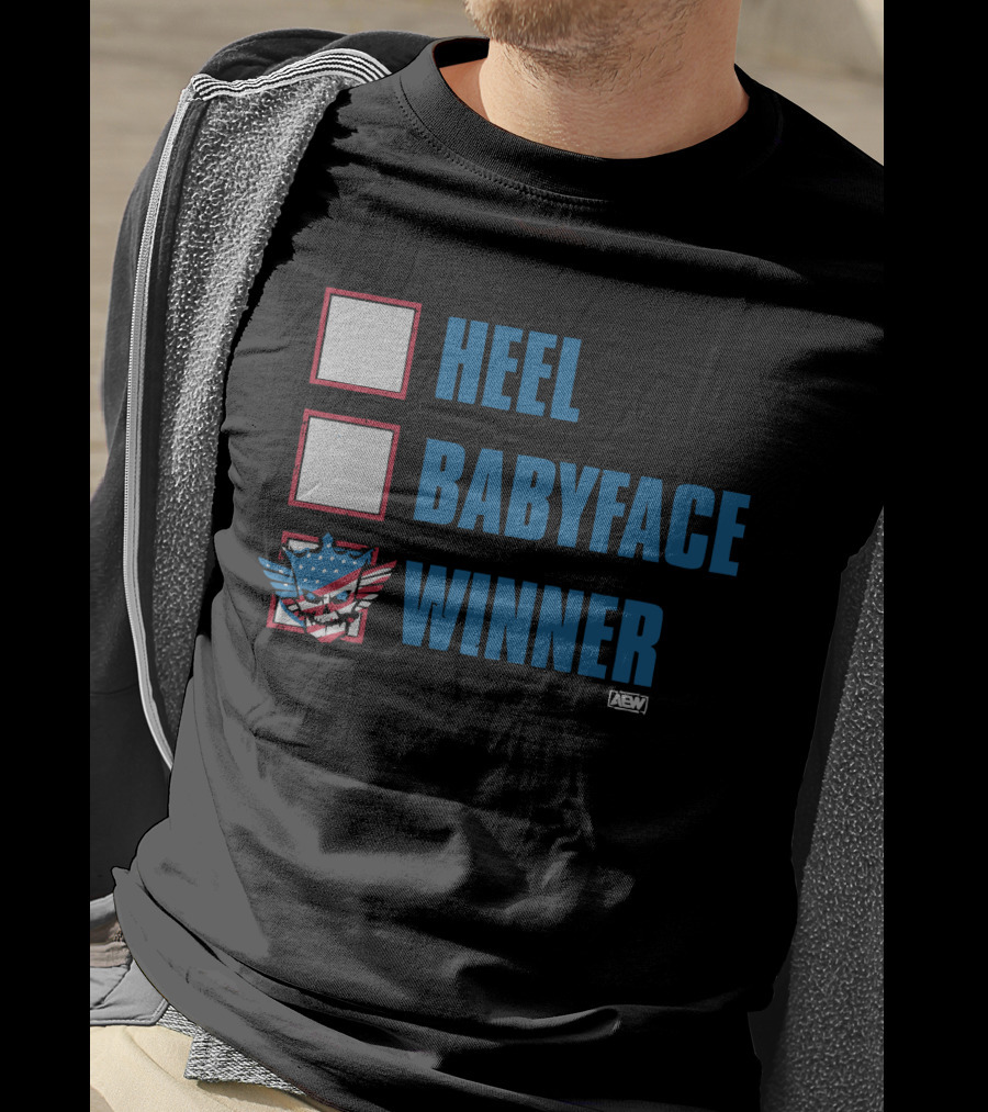 Cody Rhodes Heel Babyface Winner AEW American Eagle T-Shirt