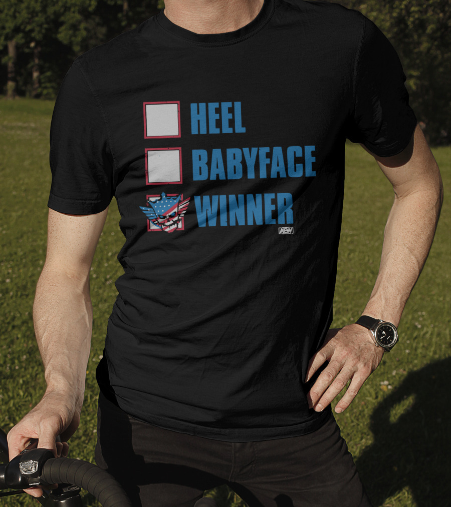 Cody Rhodes Heel Babyface Winner AEW American Eagle T-Shirt