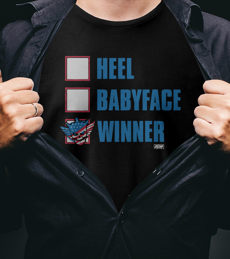Cody Rhodes Heel Babyface Winner AEW American Eagle T-Shirt