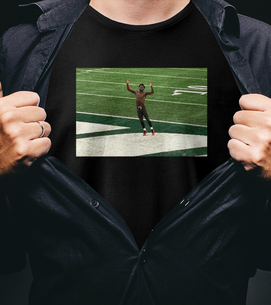 Antonio Brown Throws Takes Off End Zone Walk Off Victory Celebration NFL Game T-Shirt