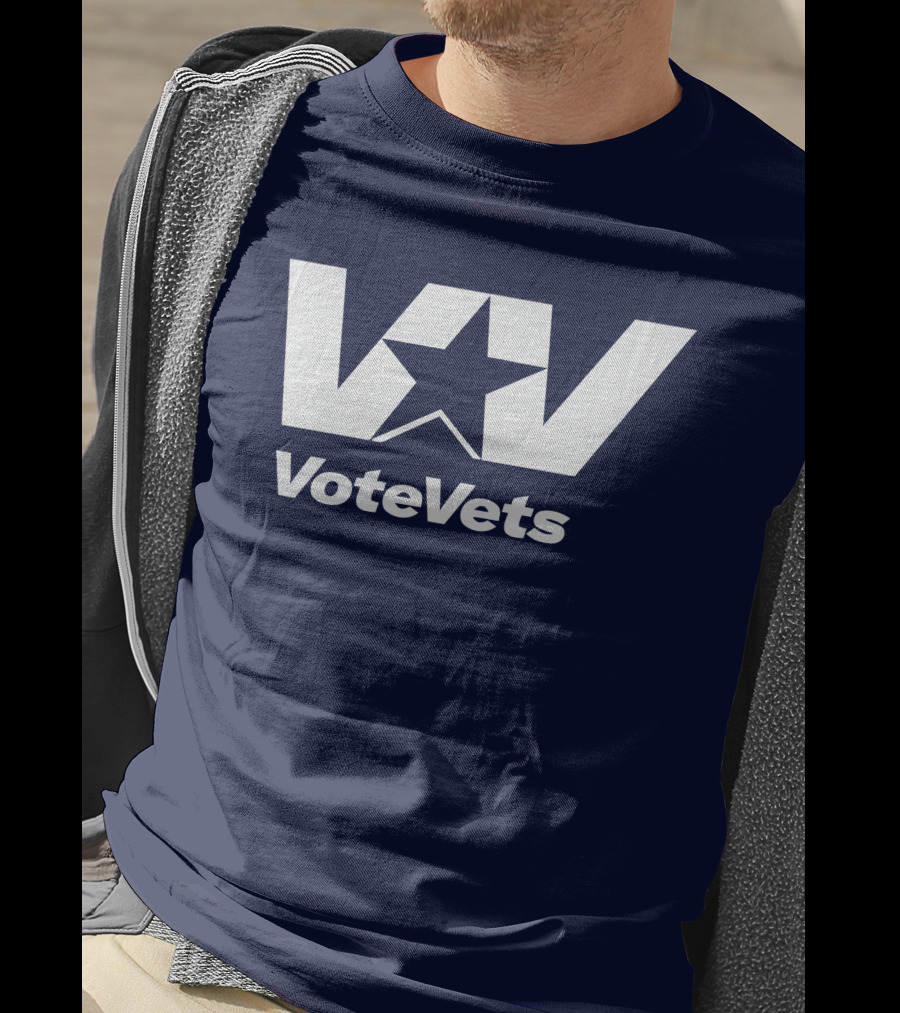 VoteVets Star Logo Promoting Veterans Engagement T-Shirt