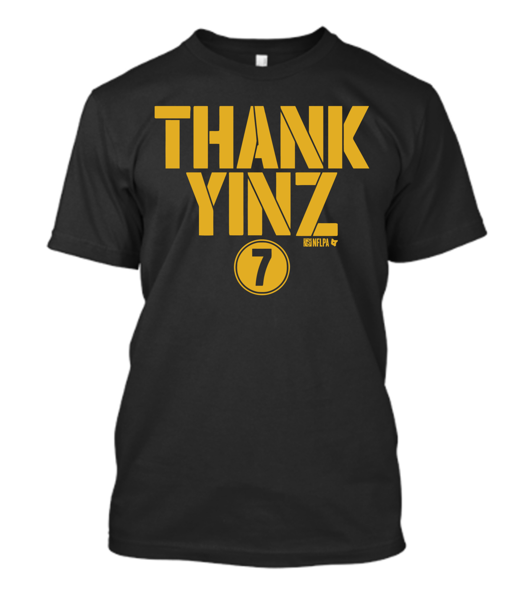 Thank Yinz 7 NFLPA Ben Roethlisberger Shop T-Shirt