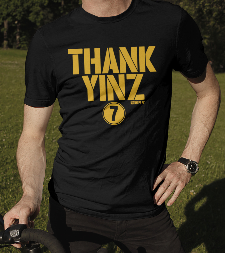 Thank Yinz 7 NFLPA Ben Roethlisberger Shop T-Shirt
