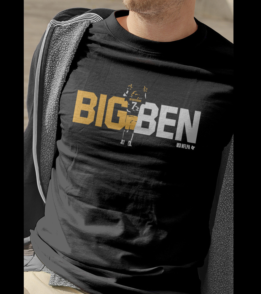 BIG BEN Ben Roethlisberger One Last Time NFLPA T-Shirt