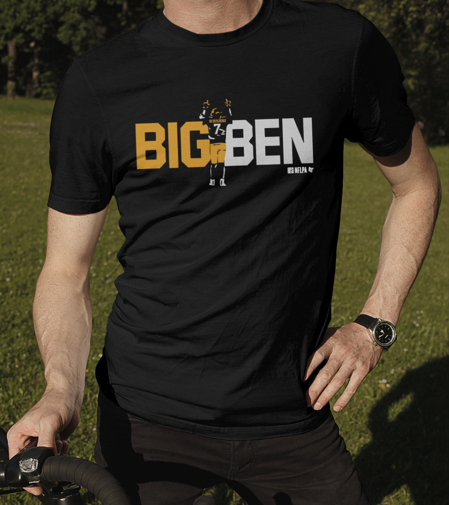 BIG BEN Ben Roethlisberger One Last Time NFLPA T-Shirt