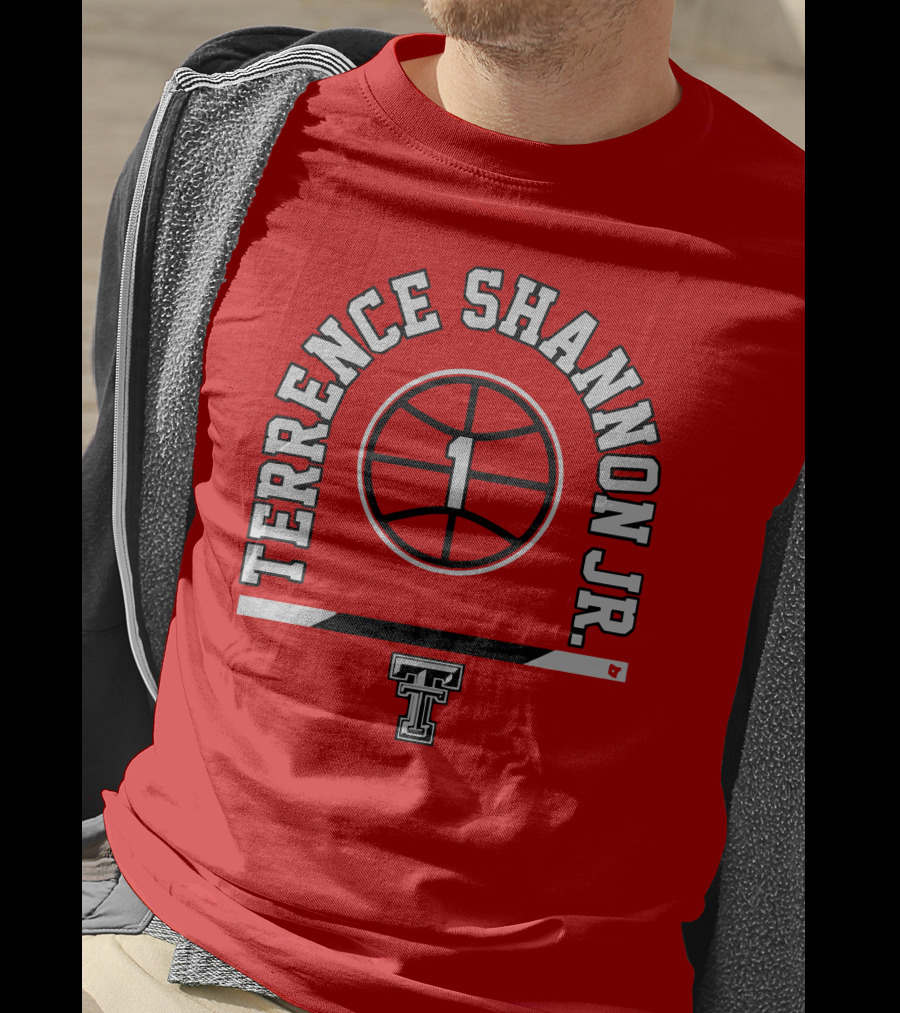 Terrence Shannon Jr. Texas Tech Basketball Number 1 T-Shirt