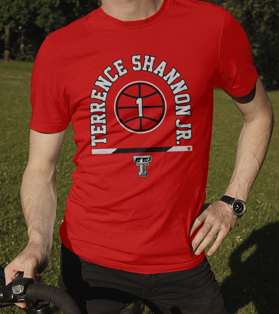 Terrence Shannon Jr. Texas Tech Basketball Number 1 T-Shirt