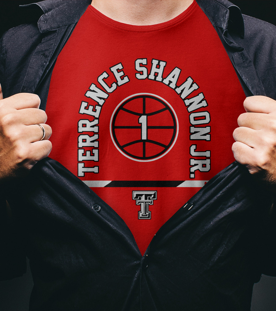 Terrence Shannon Jr. Texas Tech Basketball Number 1 T-Shirt