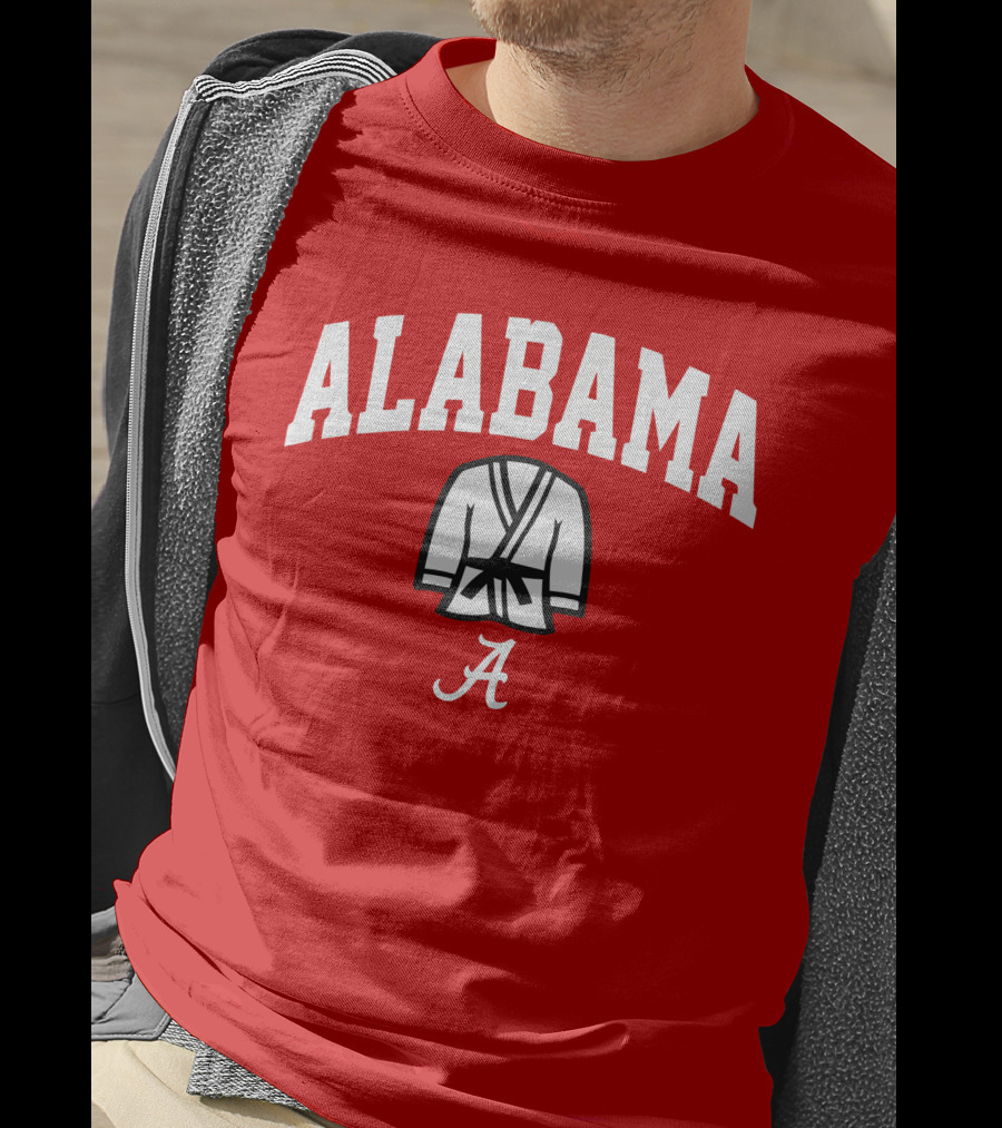 Alabama Kimono Logo With Football Script 'A' T-Shirt