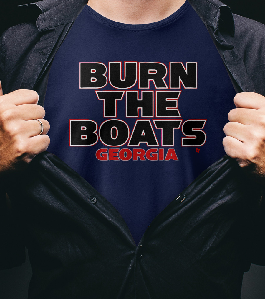 Burn The Boats Georgia Football T-Shirt