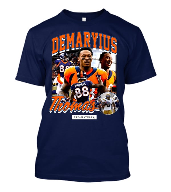 Von Miller Demaryius Thomas Dreamathon Denver Broncos Tribute 88 T-Shirt