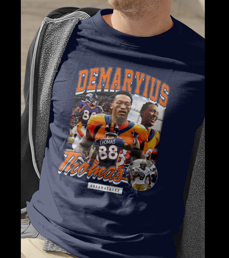Von Miller Demaryius Thomas Dreamathon Denver Broncos Tribute 88 T-Shirt