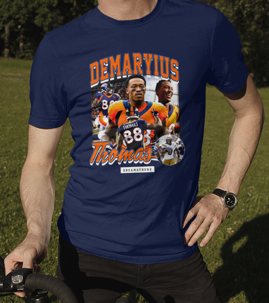 Von Miller Demaryius Thomas Dreamathon Denver Broncos Tribute 88 T-Shirt