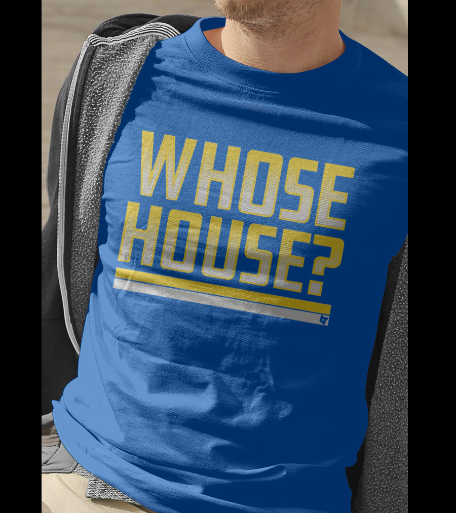 Los Angeles Rams Whose House Blue T-Shirt