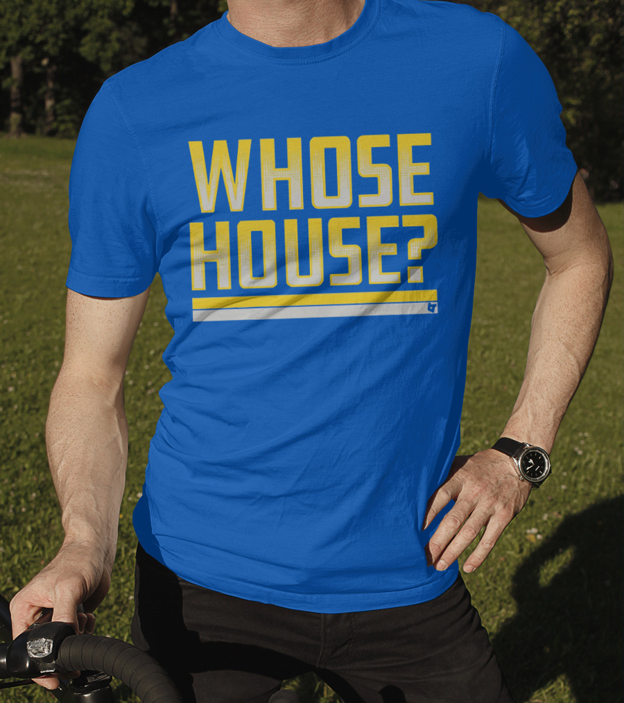 Los Angeles Rams Whose House Blue T-Shirt
