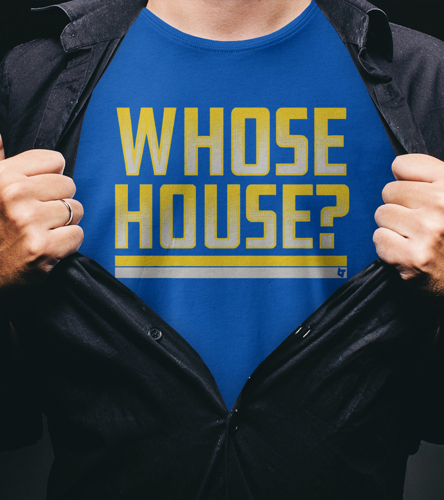 Los Angeles Rams Whose House Blue T-Shirt