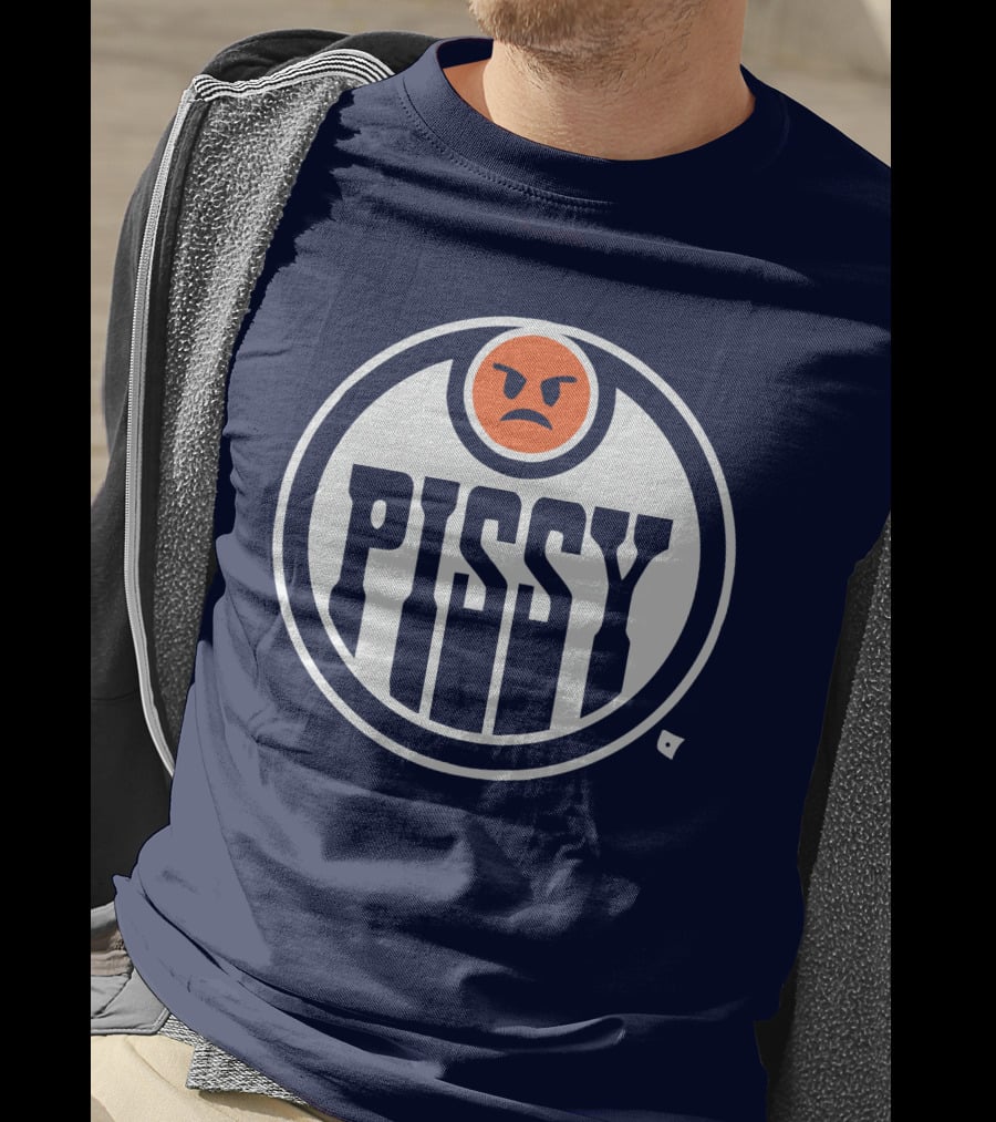 Pissy Emoticon Oilers T-Shirt