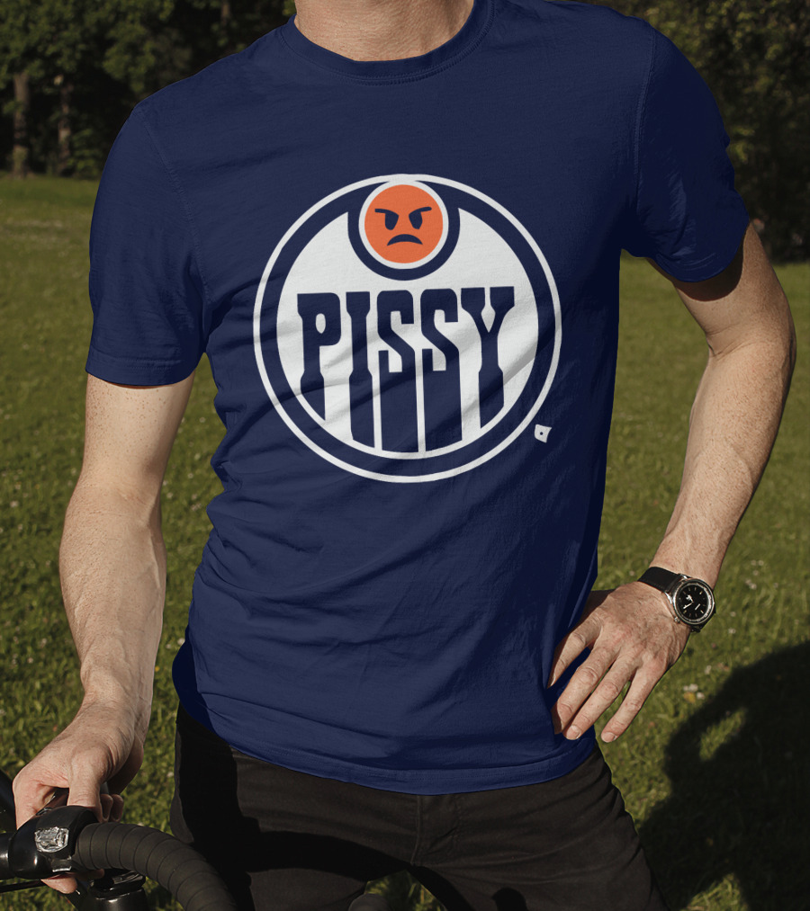 Pissy Emoticon Oilers T-Shirt