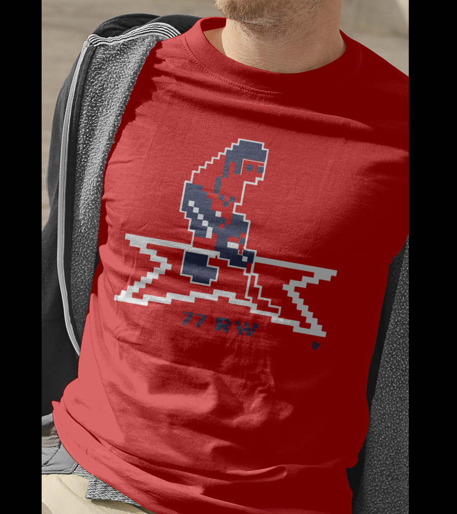 T.J. Oshie 77 RW Throwback Hockey Pixel T-Shirt