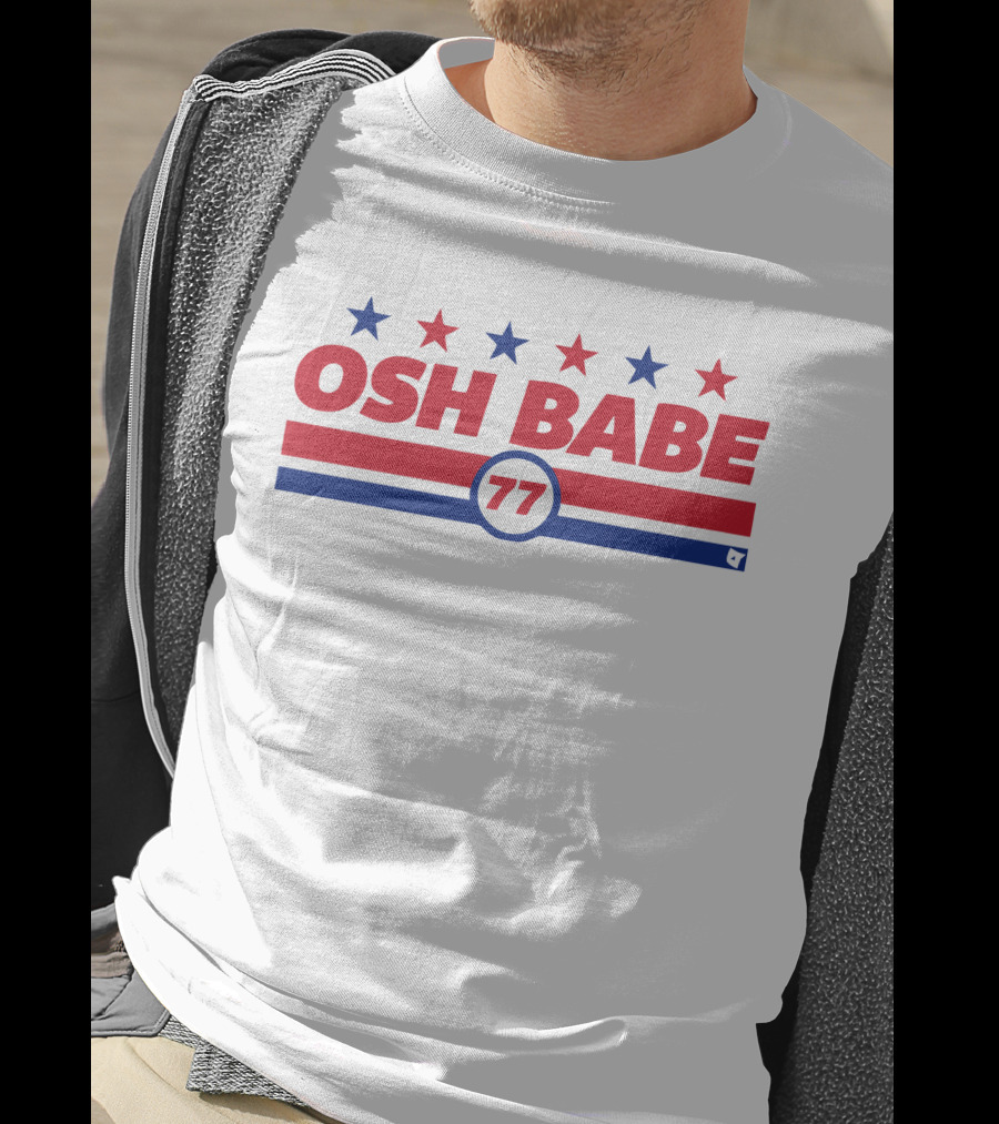 OSH BABE 77 Stars Stripes T.J. Oshie T-Shirt