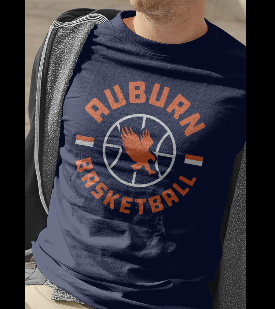 Auburn Basketball Eagle Hoop T-Shirt