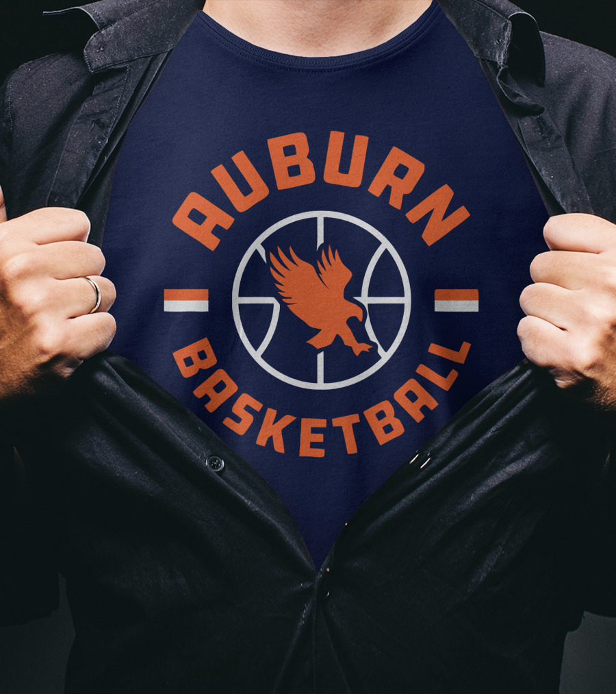 Auburn Basketball Eagle Hoop T-Shirt