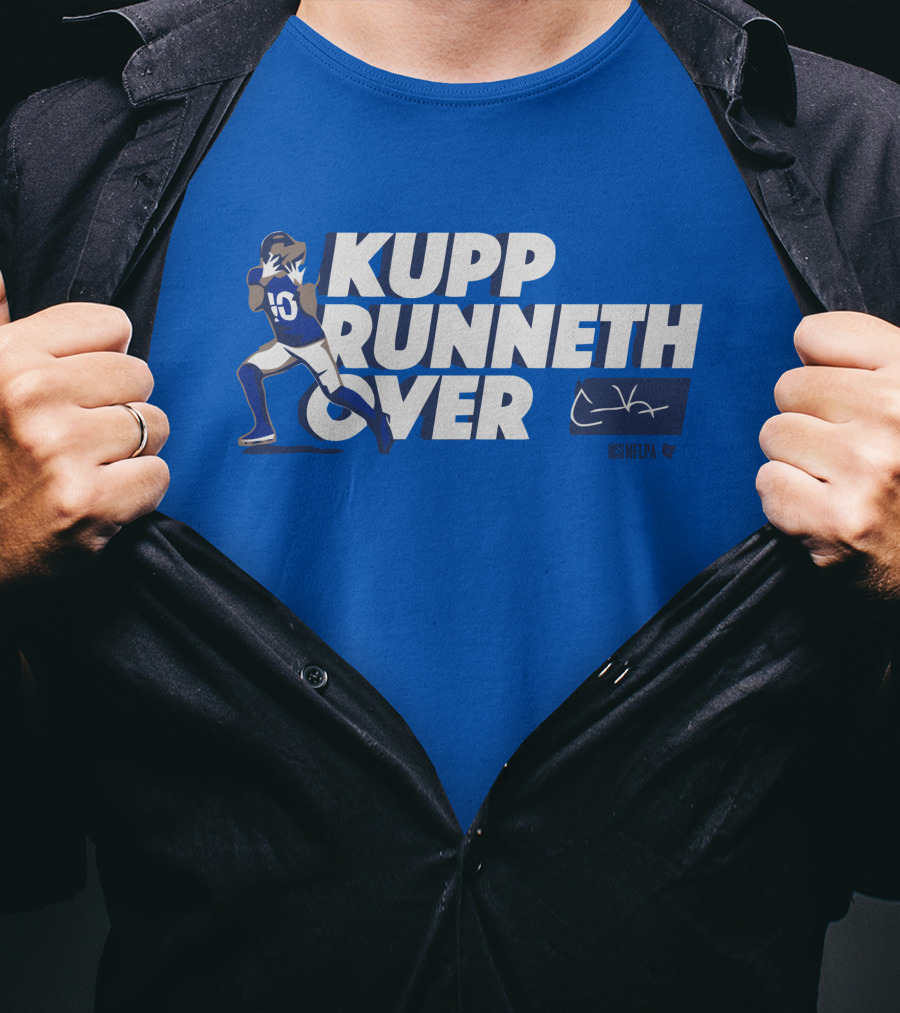 Kupp Runneth Over Cooper Kupp NFLPA 10 Football Player T-Shirt