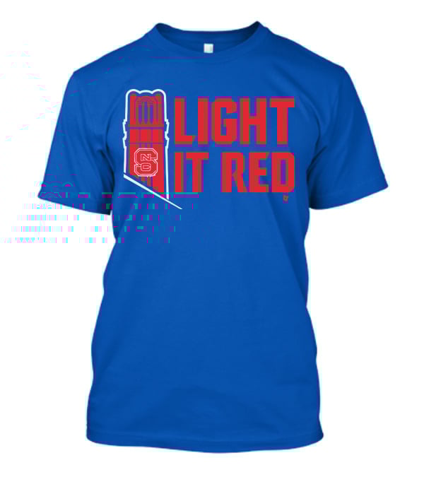 NC State Light It Red Bell Tower T-Shirt