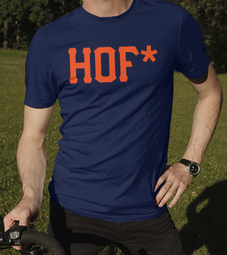 HOF* Navy Orange T-Shirt