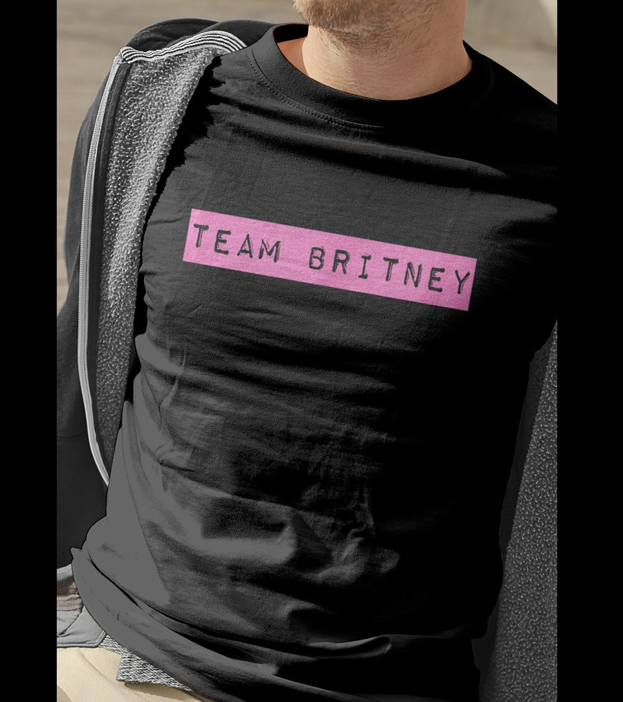 Team Britney Pink Banner T-Shirt